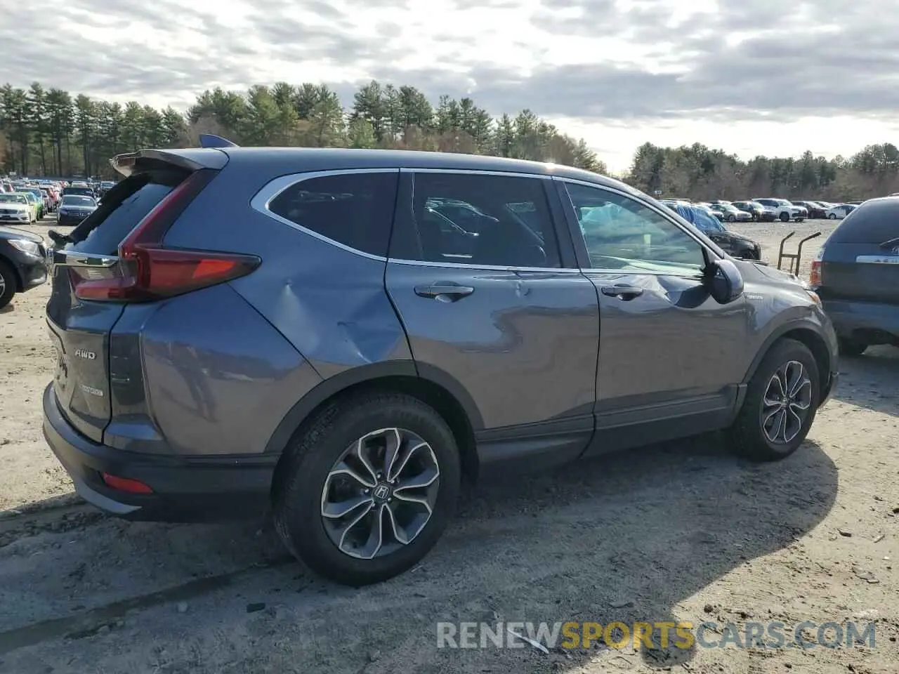 3 Photograph of a damaged car 5J6RT6H86NL032608 HONDA CRV 2022