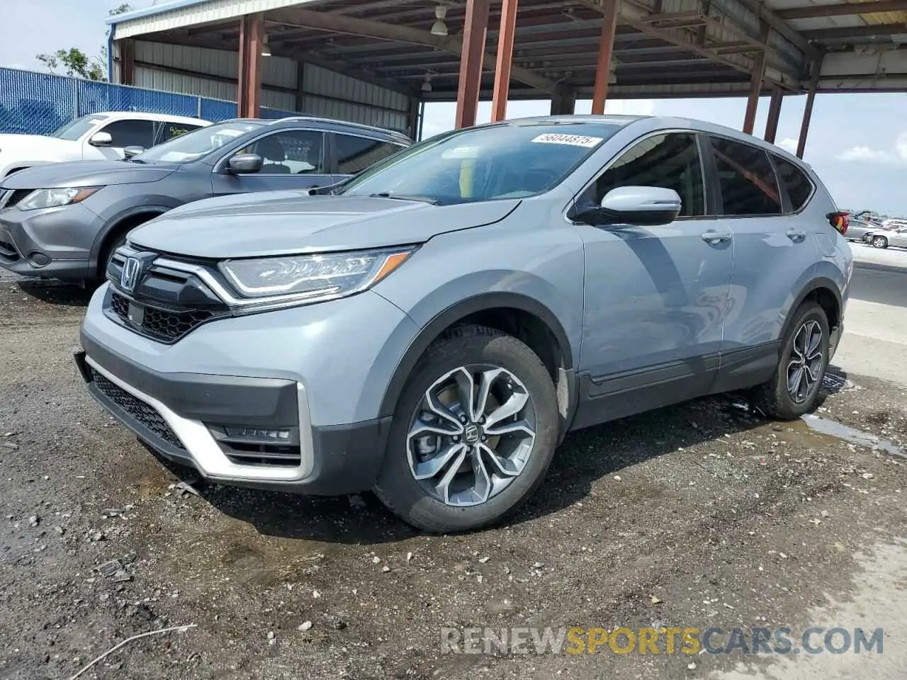1 Photograph of a damaged car 5J6RT6H87NL030284 HONDA CRV 2022