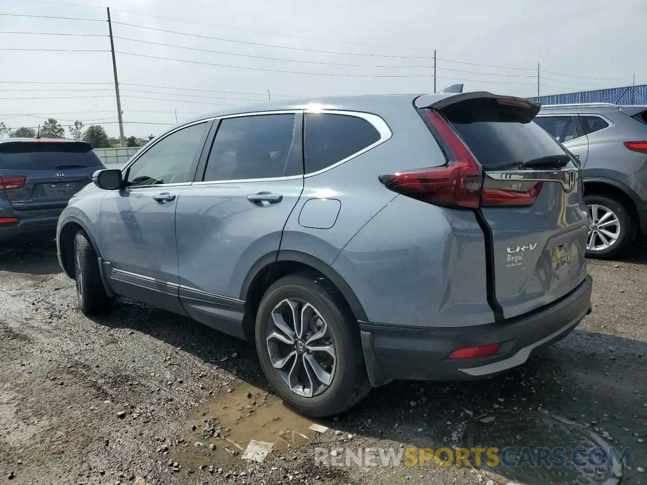 2 Photograph of a damaged car 5J6RT6H87NL030284 HONDA CRV 2022