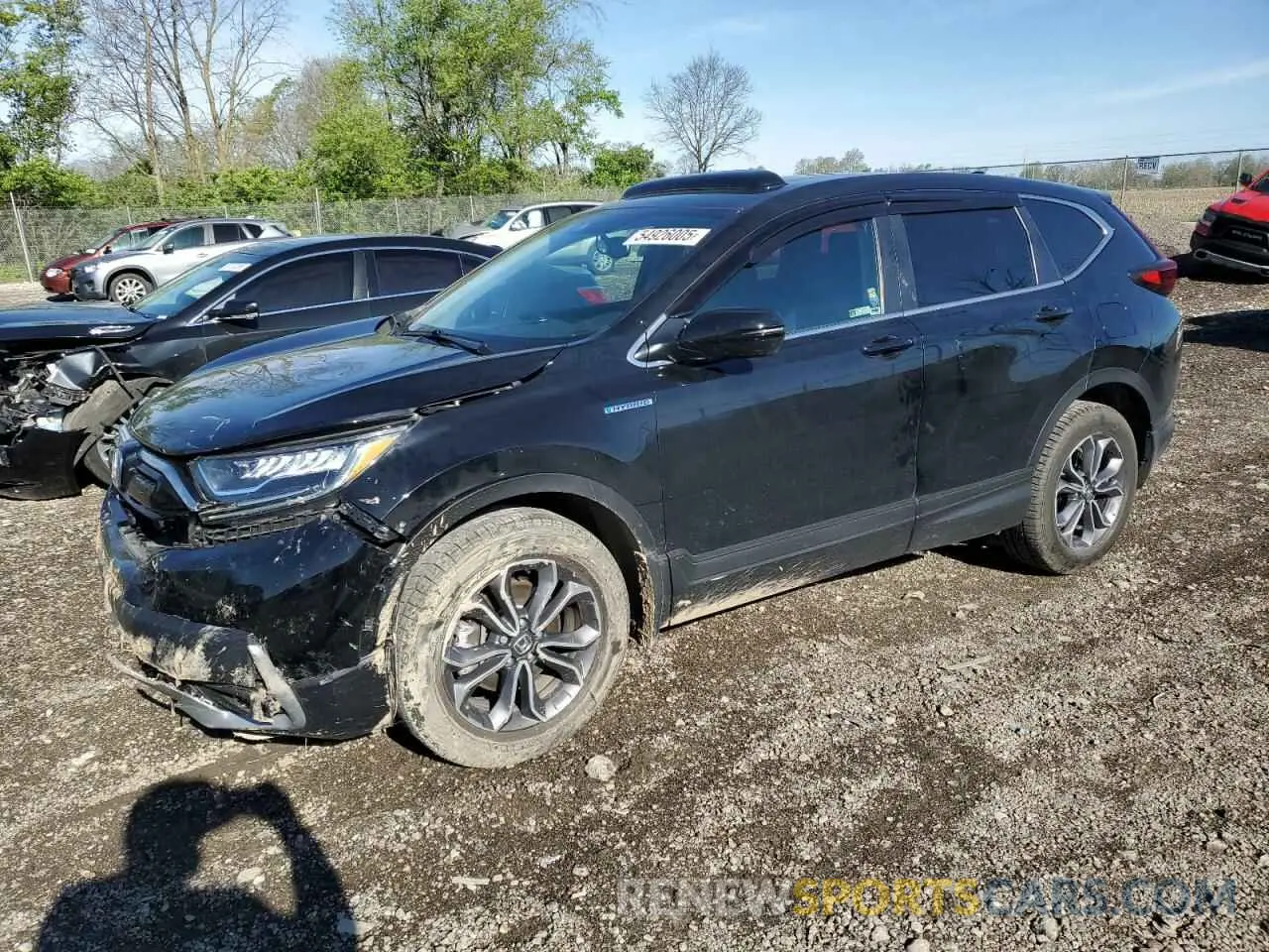 1 Photograph of a damaged car 5J6RT6H87NL032830 HONDA CRV 2022