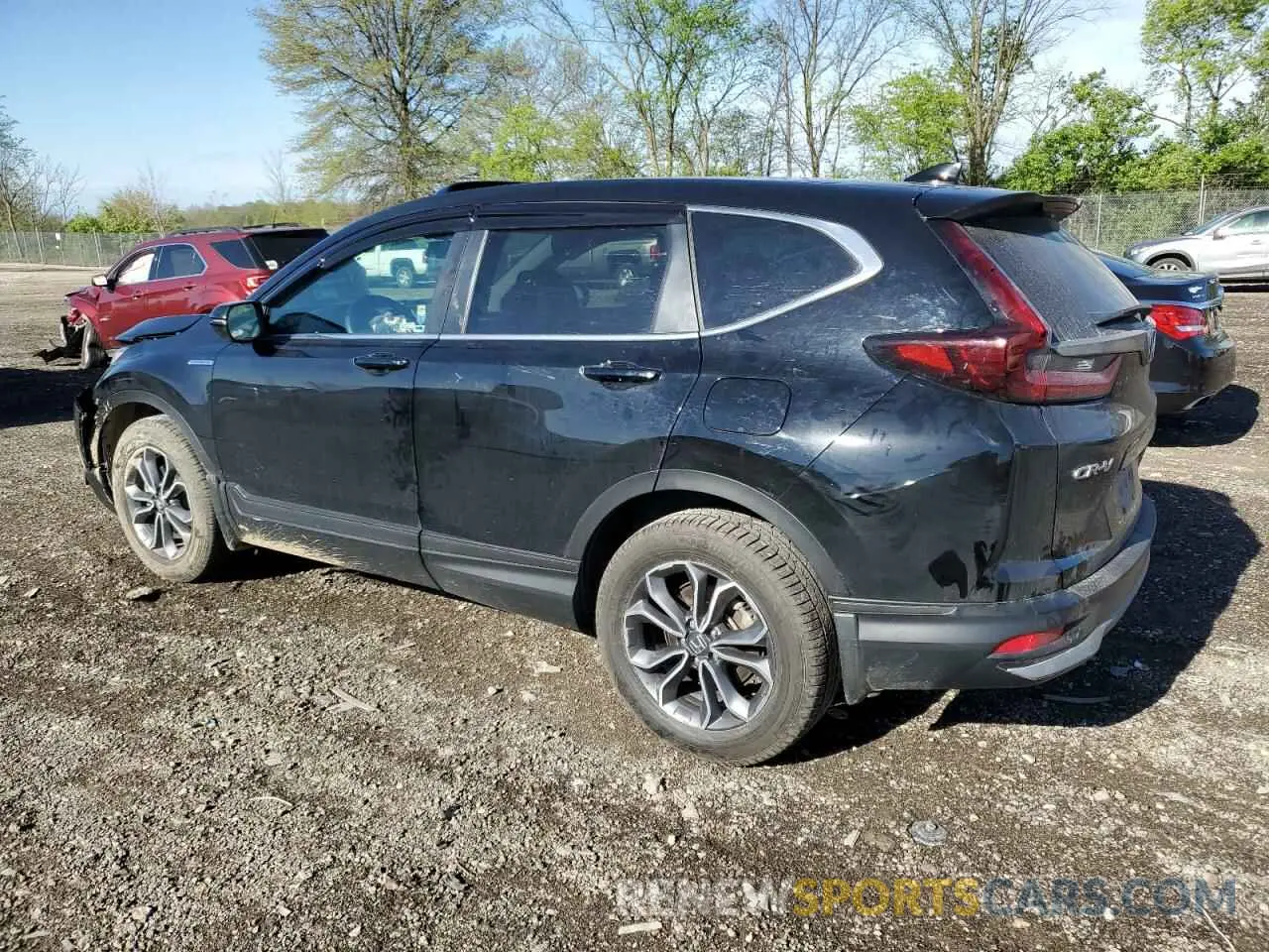 2 Photograph of a damaged car 5J6RT6H87NL032830 HONDA CRV 2022