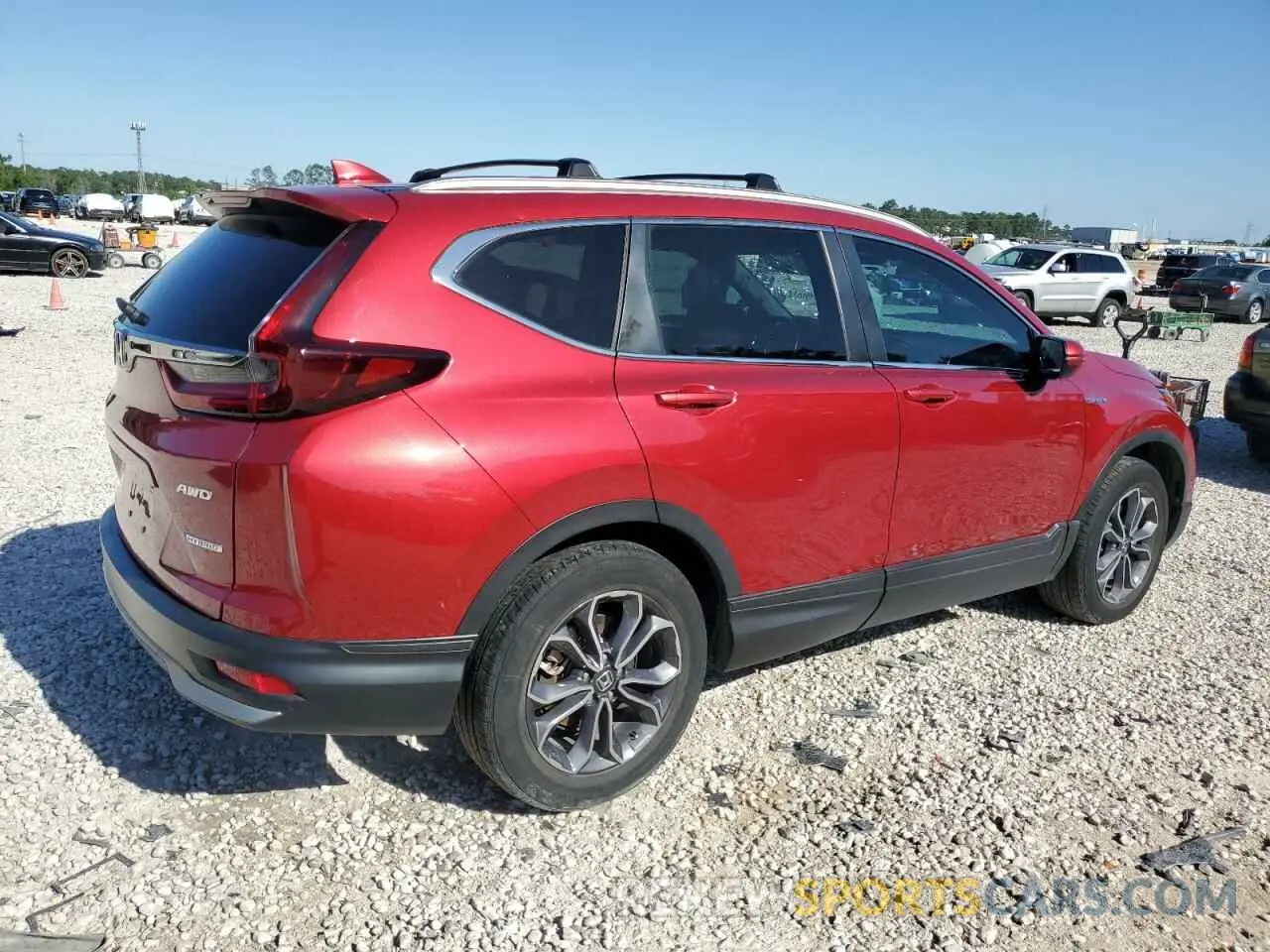3 Photograph of a damaged car 5J6RT6H89NL037883 HONDA CRV 2022