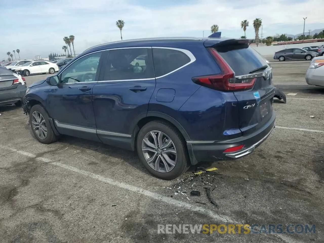 2 Photograph of a damaged car 5J6RT6H90NL024741 HONDA CRV 2022