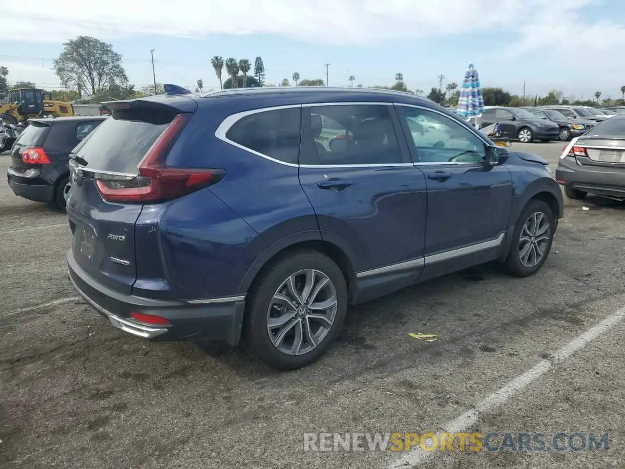 3 Photograph of a damaged car 5J6RT6H90NL024741 HONDA CRV 2022