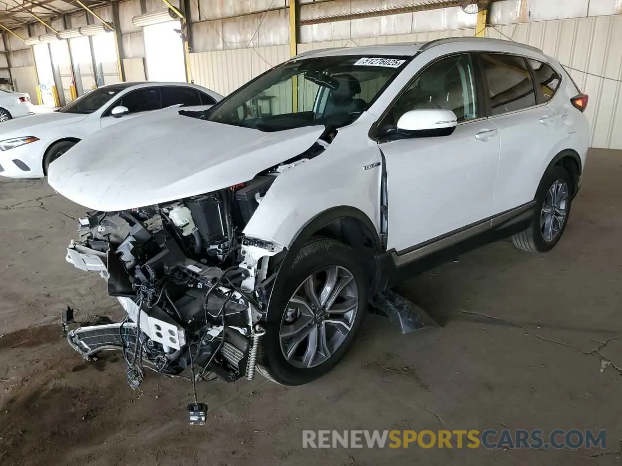 1 Photograph of a damaged car 5J6RT6H90NL053771 HONDA CRV 2022