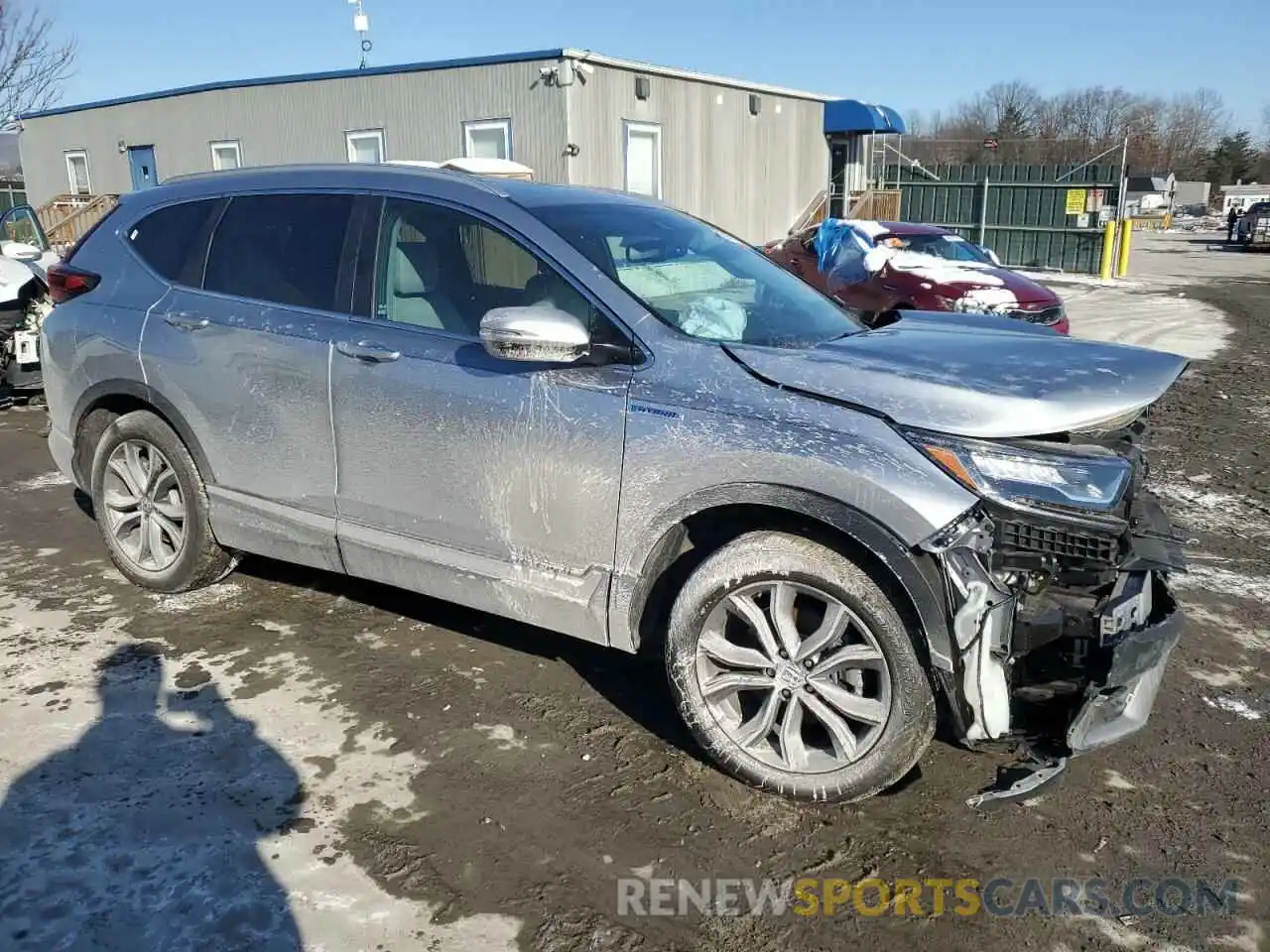 4 Photograph of a damaged car 5J6RT6H91NL051219 HONDA CRV 2022