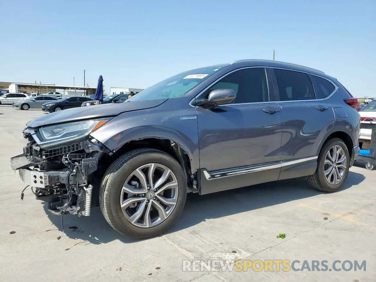 1 Photograph of a damaged car 5J6RT6H92NL038365 HONDA CRV 2022