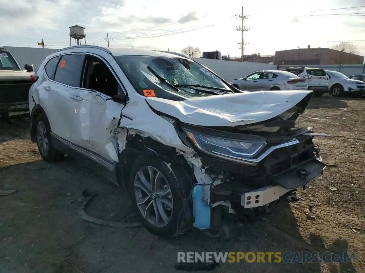 4 Photograph of a damaged car 5J6RT6H94NL054535 HONDA CRV 2022