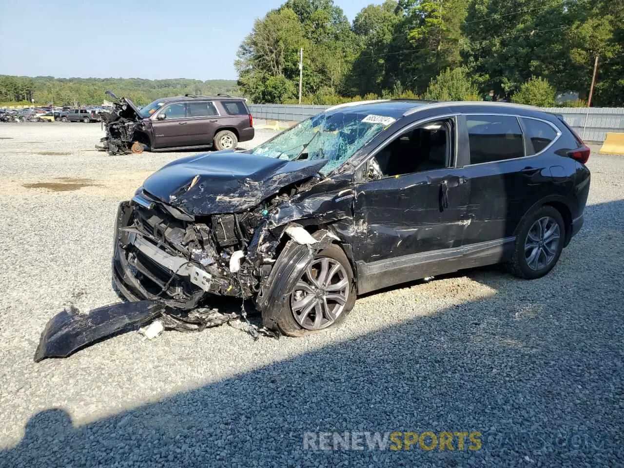 1 Photograph of a damaged car 5J6RT6H96NL022556 HONDA CRV 2022