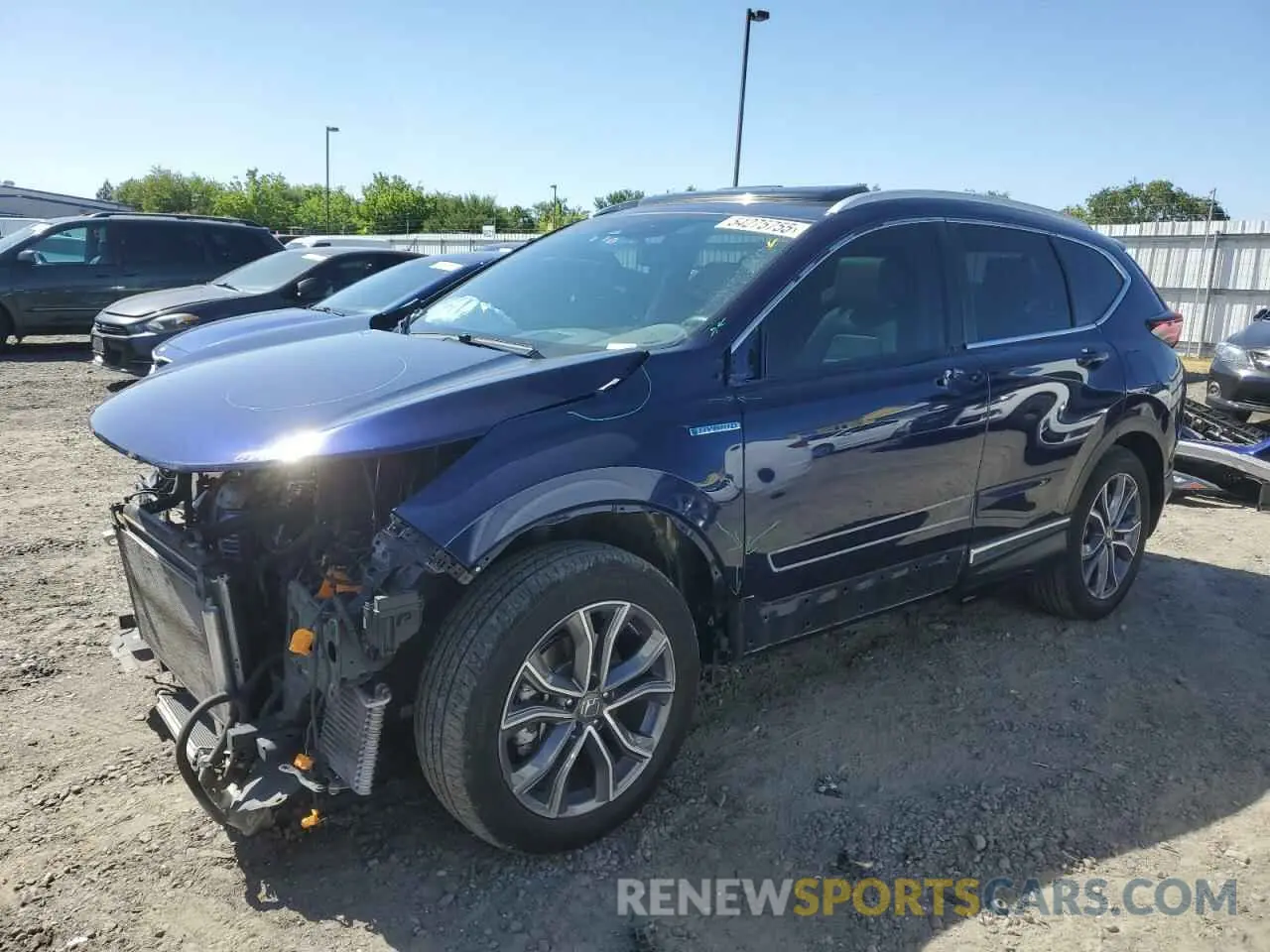 1 Photograph of a damaged car 5J6RT6H98NL028357 HONDA CRV 2022