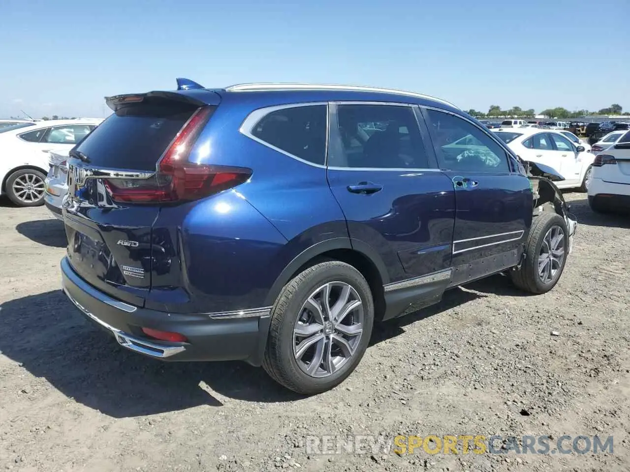3 Photograph of a damaged car 5J6RT6H98NL028357 HONDA CRV 2022