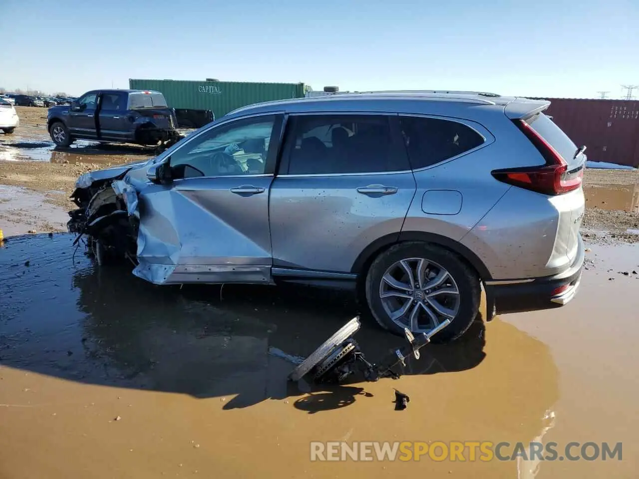 2 Photograph of a damaged car 5J6RT6H98NL046194 HONDA CRV 2022