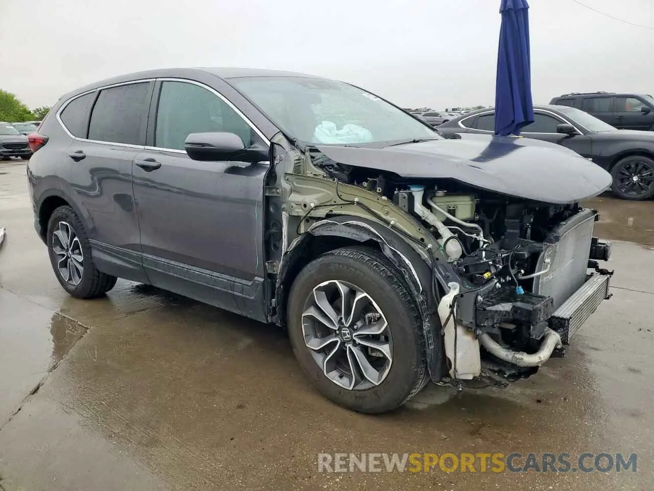 4 Photograph of a damaged car 5J6RW1H50NA007988 HONDA CRV 2022