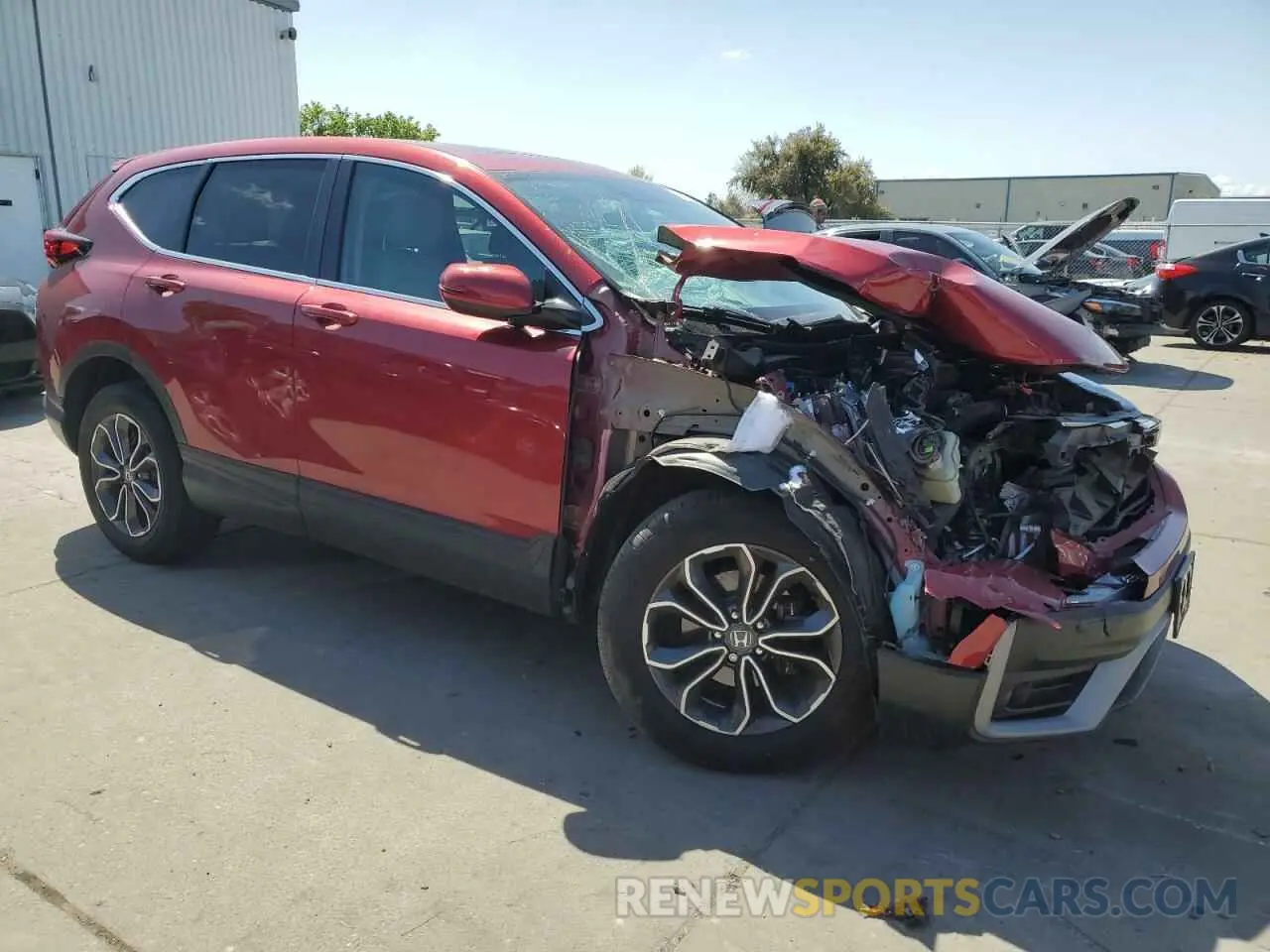 4 Photograph of a damaged car 5J6RW1H57NA005140 HONDA CRV 2022