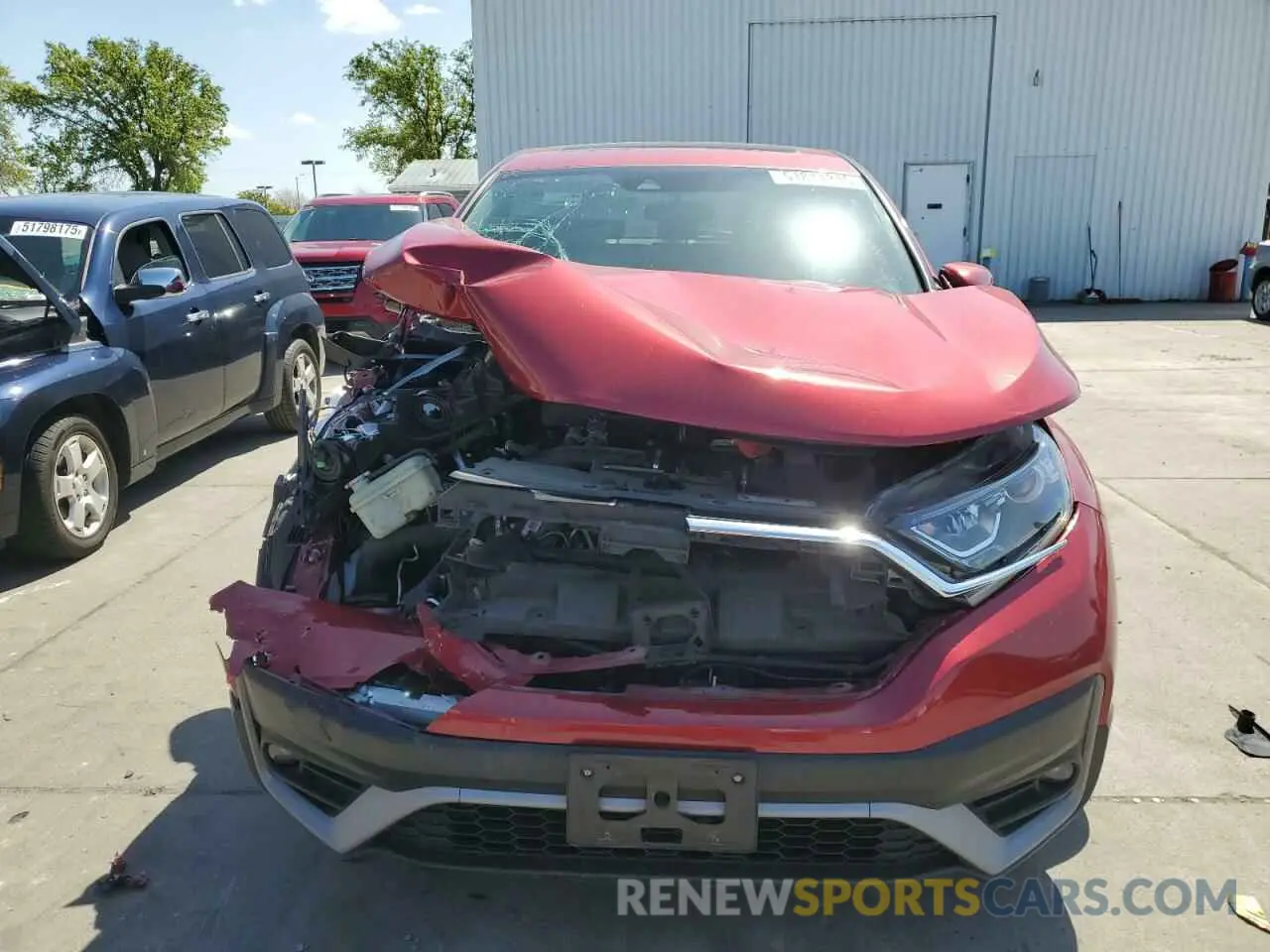 5 Photograph of a damaged car 5J6RW1H57NA005140 HONDA CRV 2022