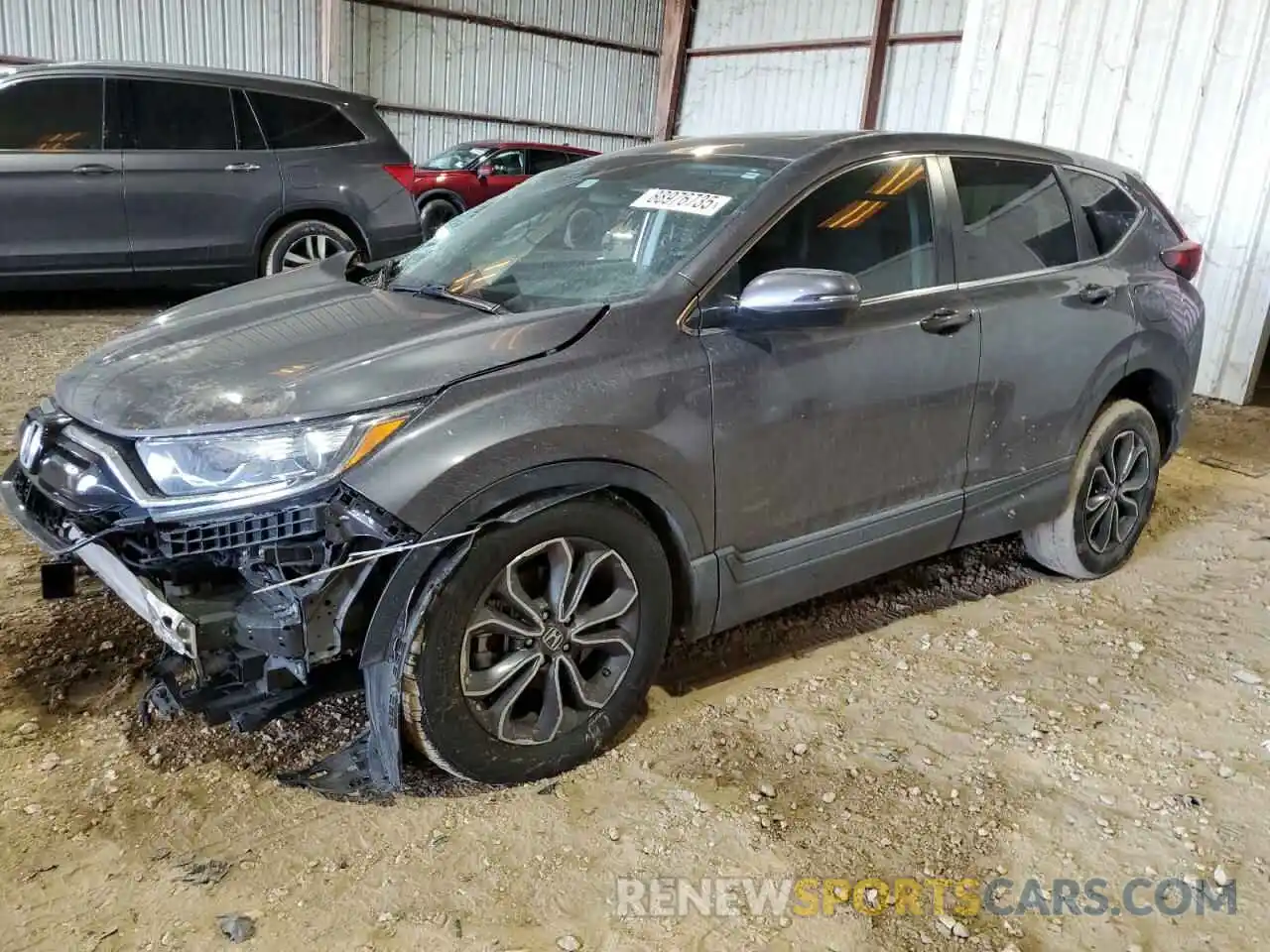 1 Photograph of a damaged car 5J6RW1H5XNA002104 HONDA CRV 2022