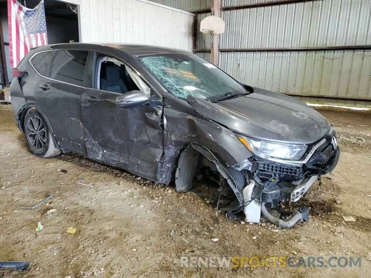 4 Photograph of a damaged car 5J6RW1H5XNA002104 HONDA CRV 2022