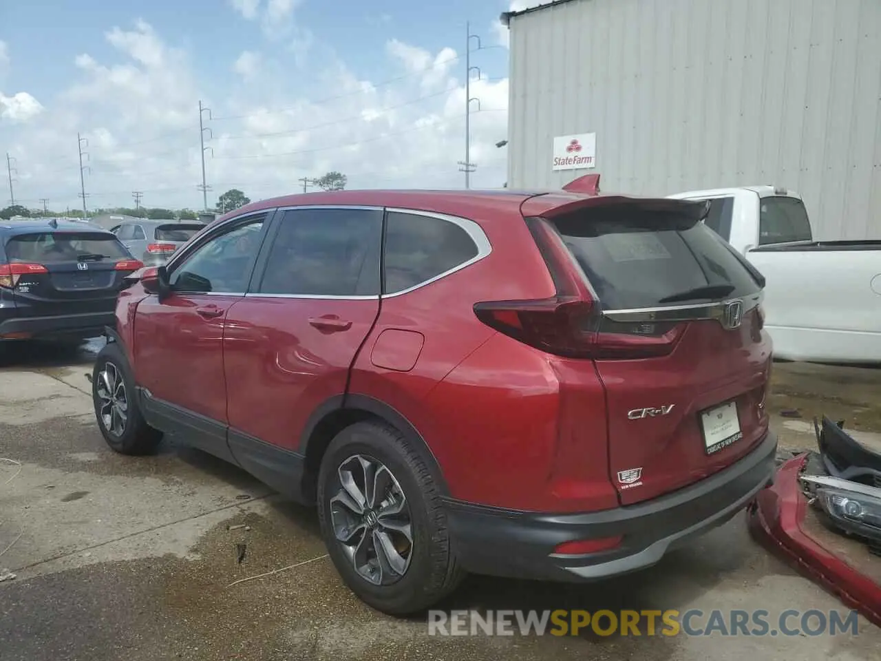 2 Photograph of a damaged car 5J6RW1H84NA014582 HONDA CRV 2022