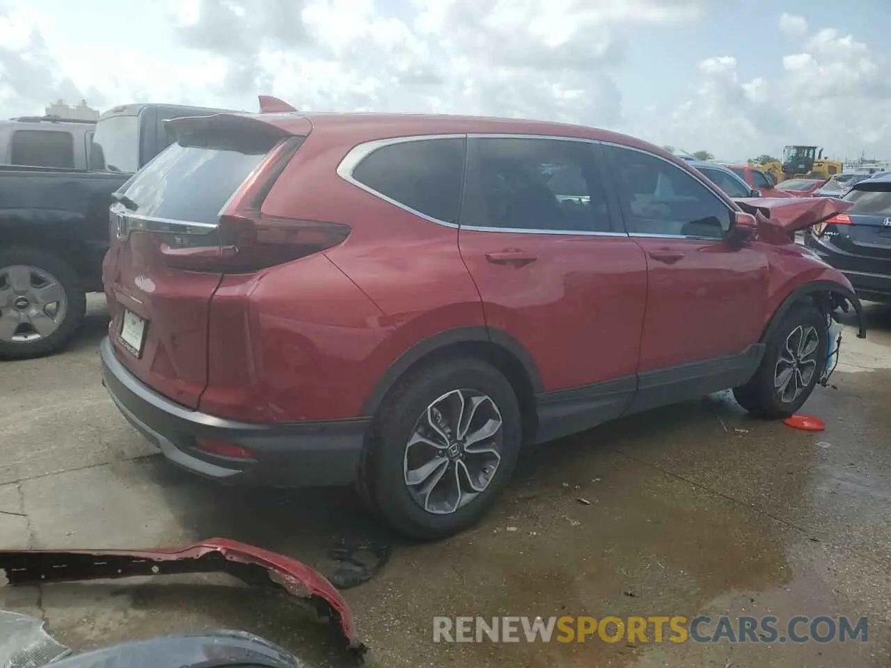 3 Photograph of a damaged car 5J6RW1H84NA014582 HONDA CRV 2022