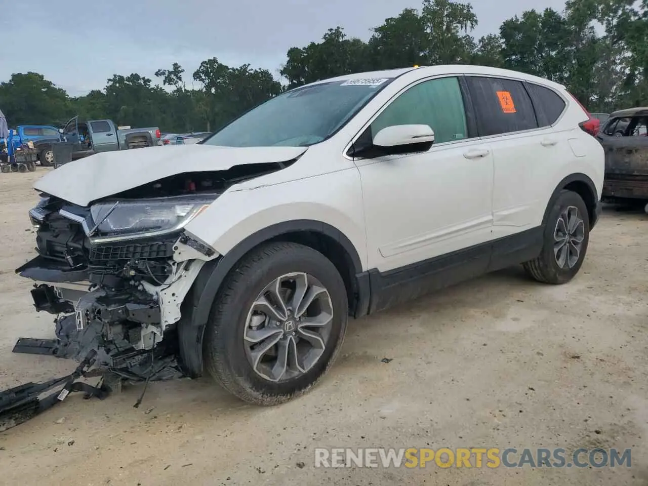 1 Photograph of a damaged car 5J6RW1H84NL001822 HONDA CRV 2022