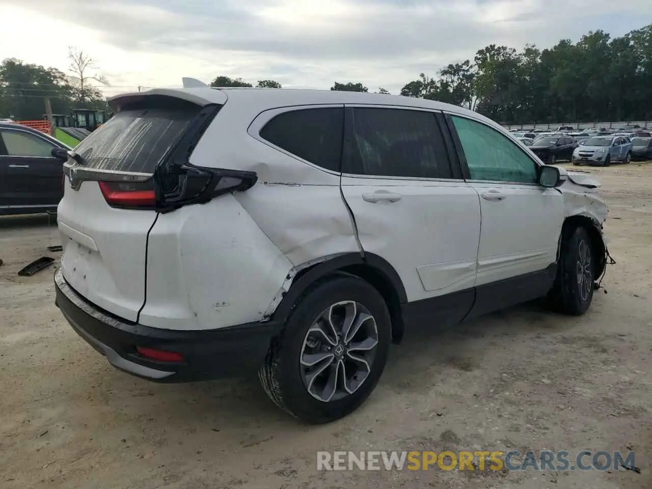 3 Photograph of a damaged car 5J6RW1H84NL001822 HONDA CRV 2022