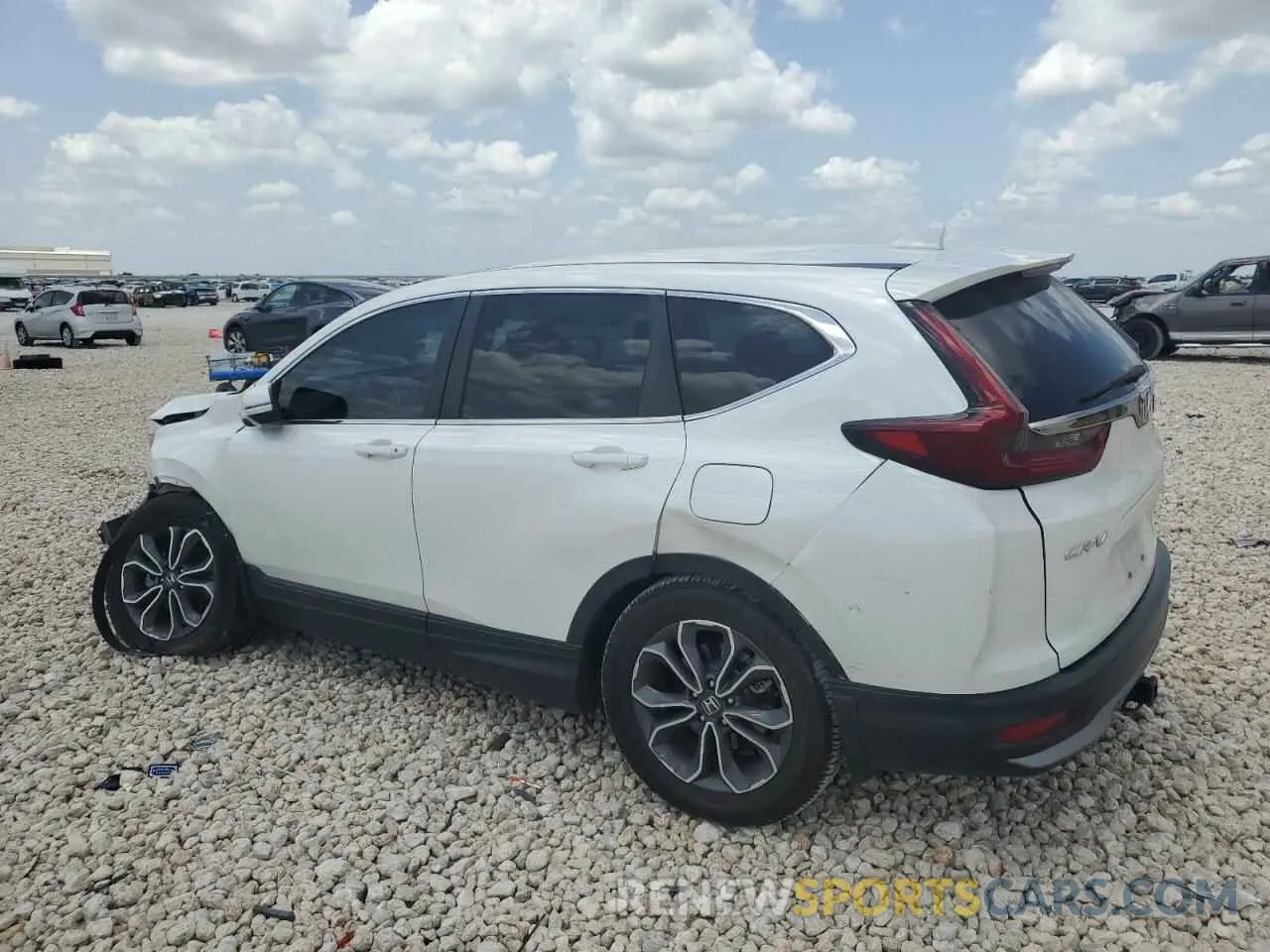2 Photograph of a damaged car 5J6RW1H87NA005326 HONDA CRV 2022