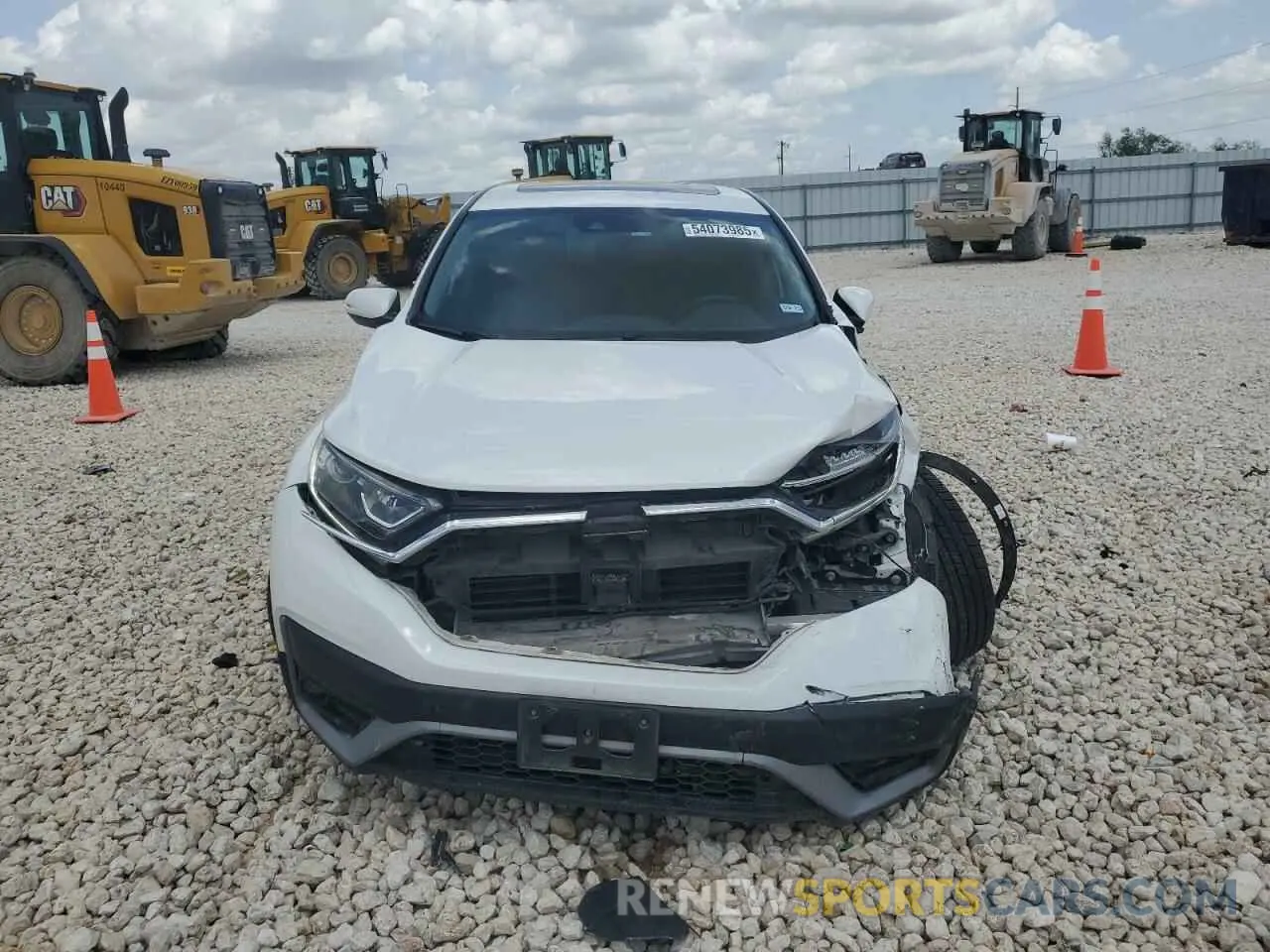 5 Photograph of a damaged car 5J6RW1H87NA005326 HONDA CRV 2022