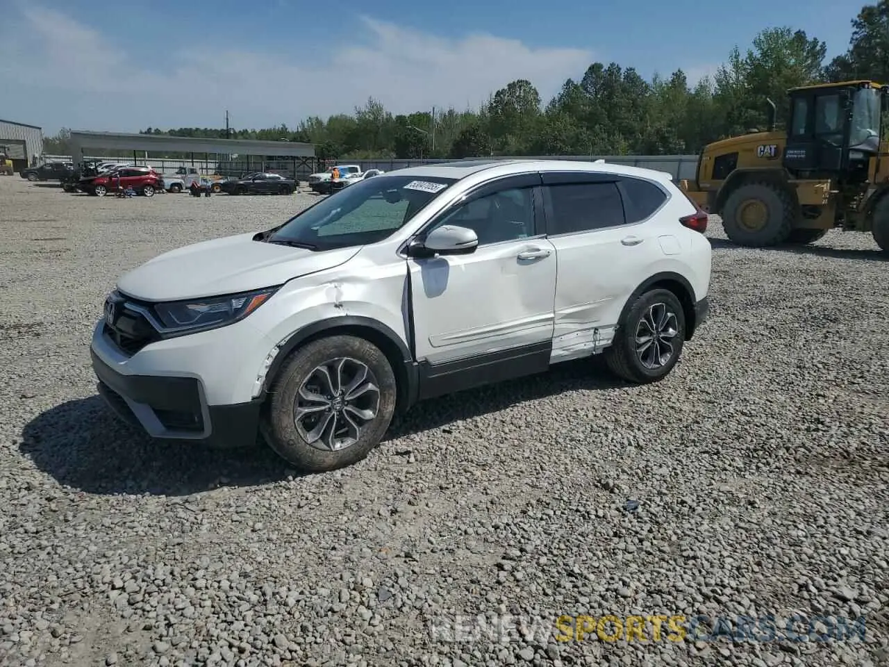 1 Photograph of a damaged car 5J6RW1H87NA008582 HONDA CRV 2022