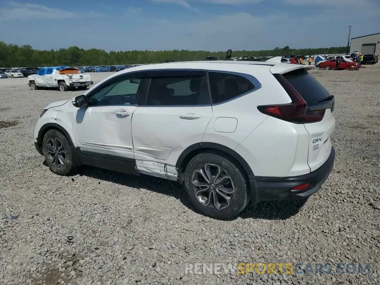 2 Photograph of a damaged car 5J6RW1H87NA008582 HONDA CRV 2022