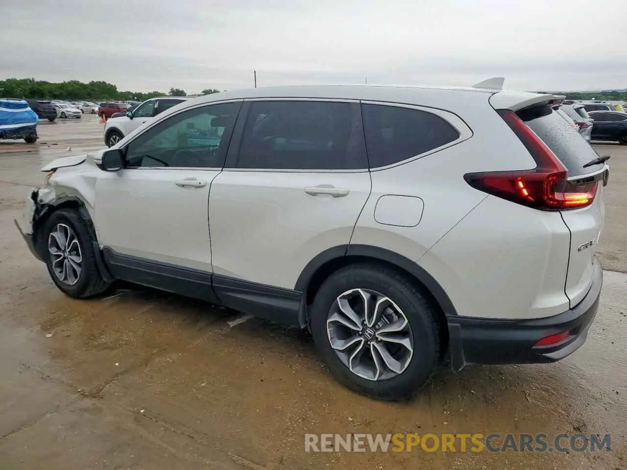 2 Photograph of a damaged car 5J6RW1H87NA019243 HONDA CRV 2022