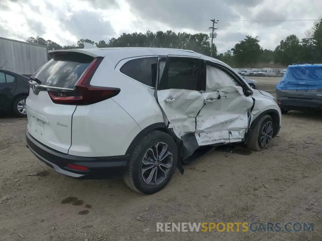 3 Photograph of a damaged car 5J6RW1H88NA012057 HONDA CRV 2022