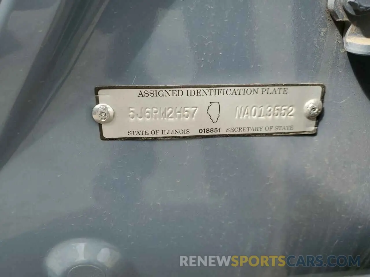 13 Photograph of a damaged car 5J6RW2H57NA013552 HONDA CRV 2022
