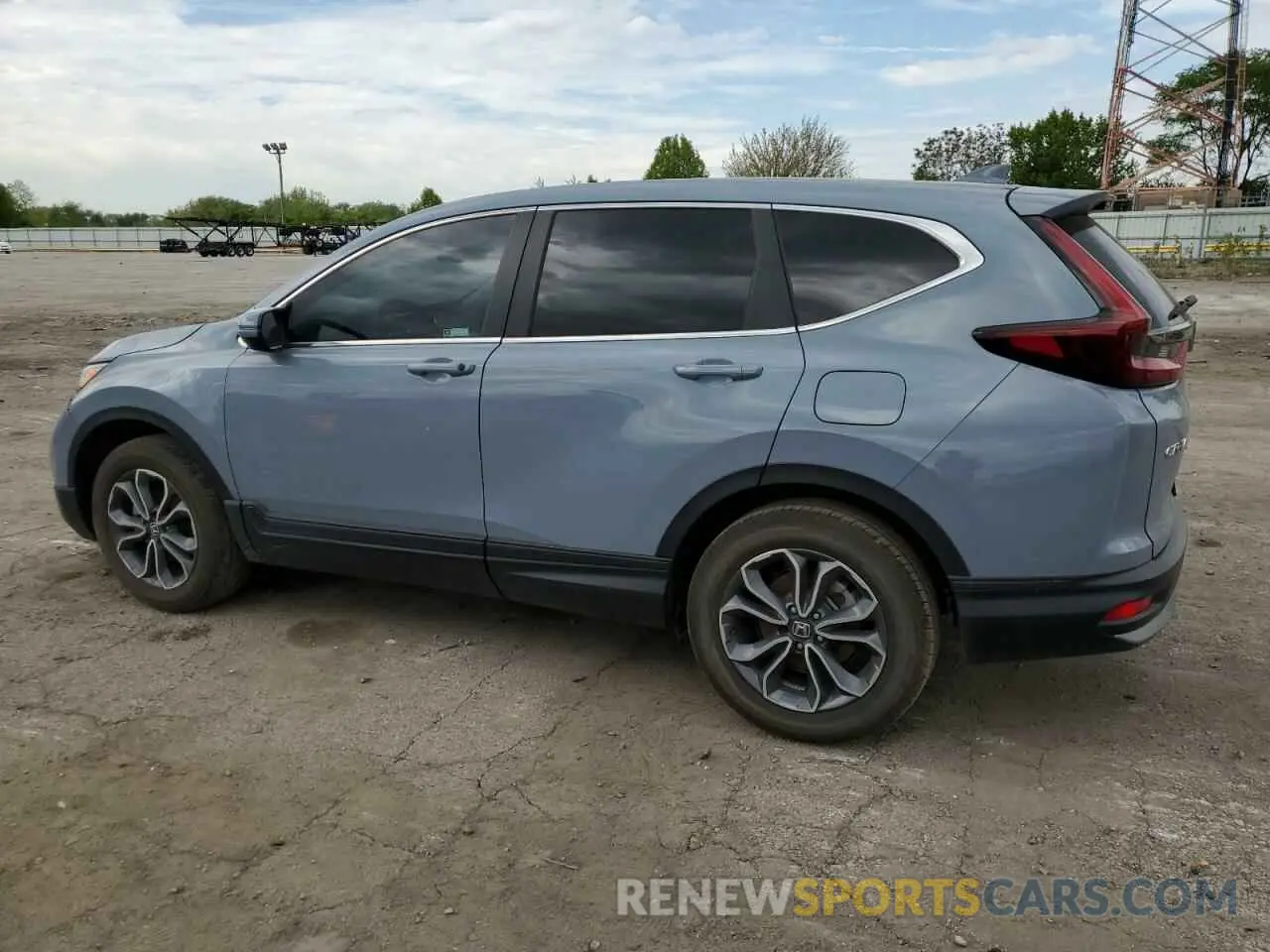 2 Photograph of a damaged car 5J6RW2H57NA013552 HONDA CRV 2022