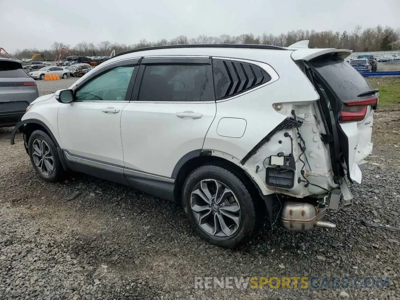 2 Photograph of a damaged car 5J6RW2H84NA000834 HONDA CRV 2022