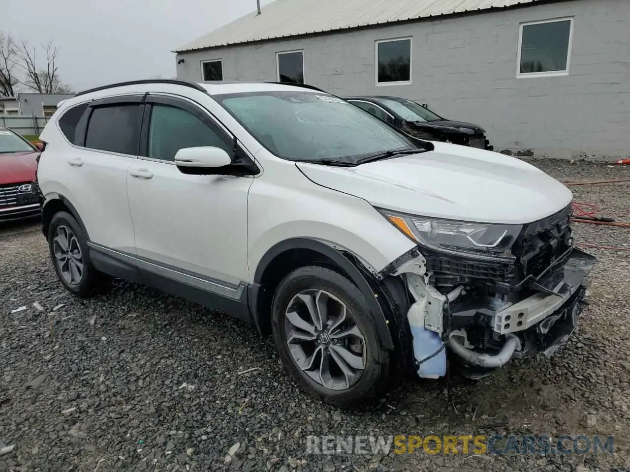 4 Photograph of a damaged car 5J6RW2H84NA000834 HONDA CRV 2022