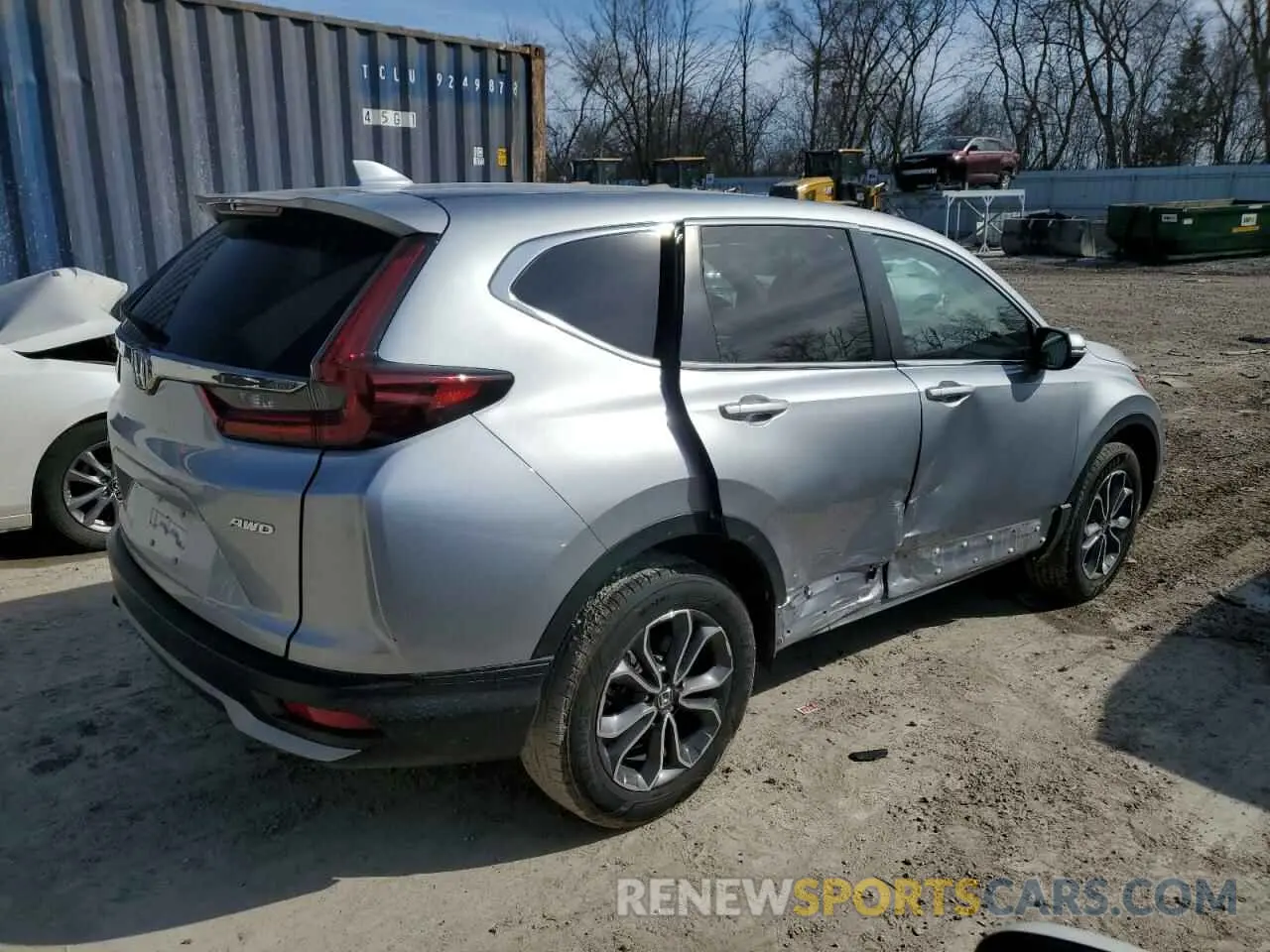 3 Photograph of a damaged car 5J6RW2H84NA006066 HONDA CRV 2022