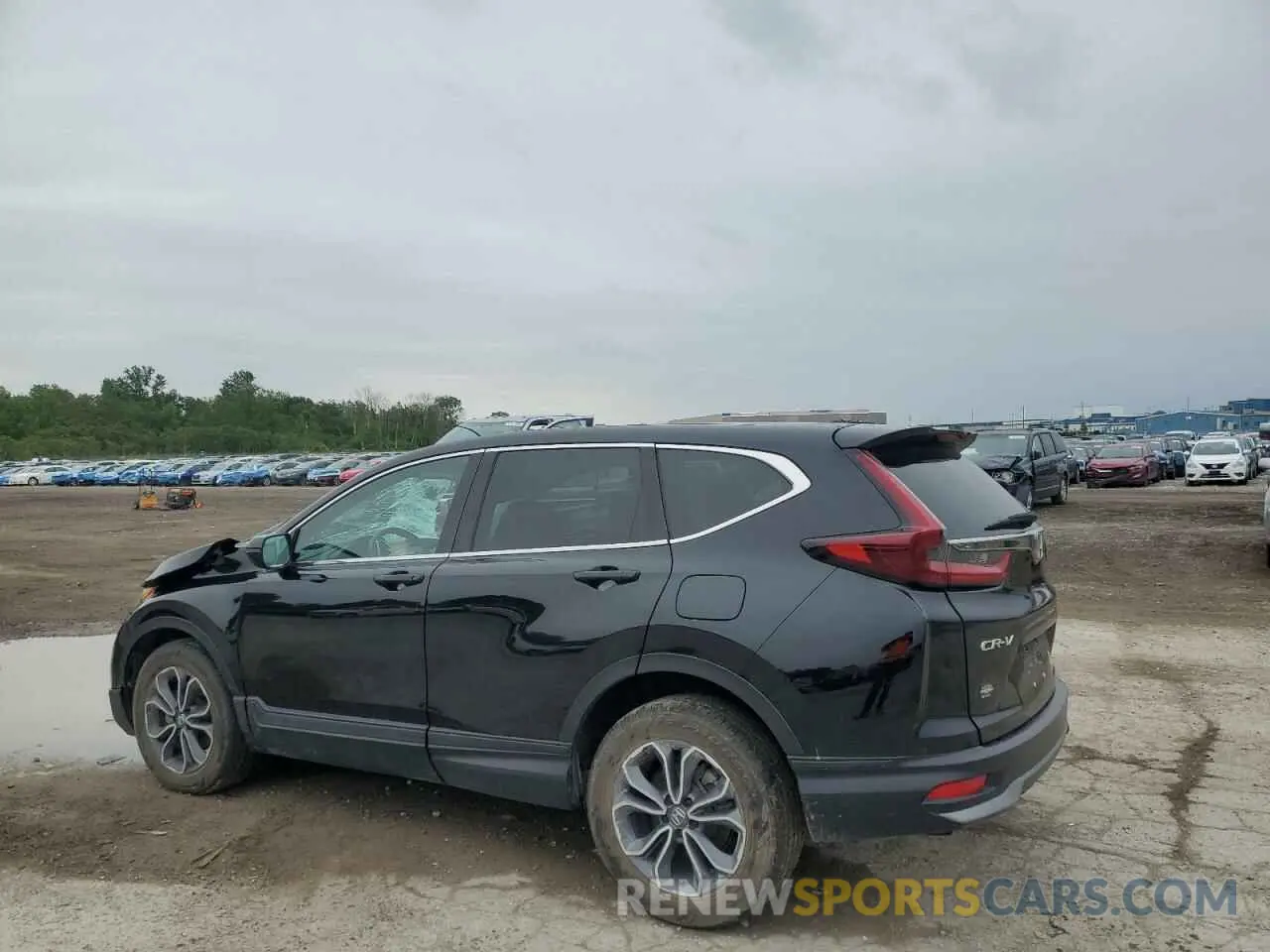 2 Photograph of a damaged car 5J6RW2H85NA014239 HONDA CRV 2022