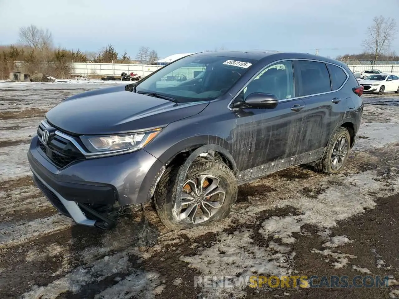 1 Photograph of a damaged car 5J6RW2H86NA011477 HONDA CRV 2022