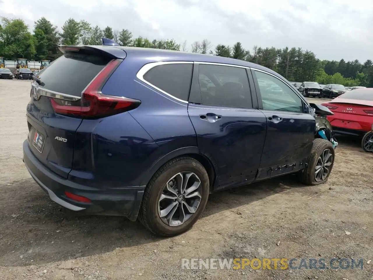3 Photograph of a damaged car 5J6RW2H89NA001087 HONDA CRV 2022
