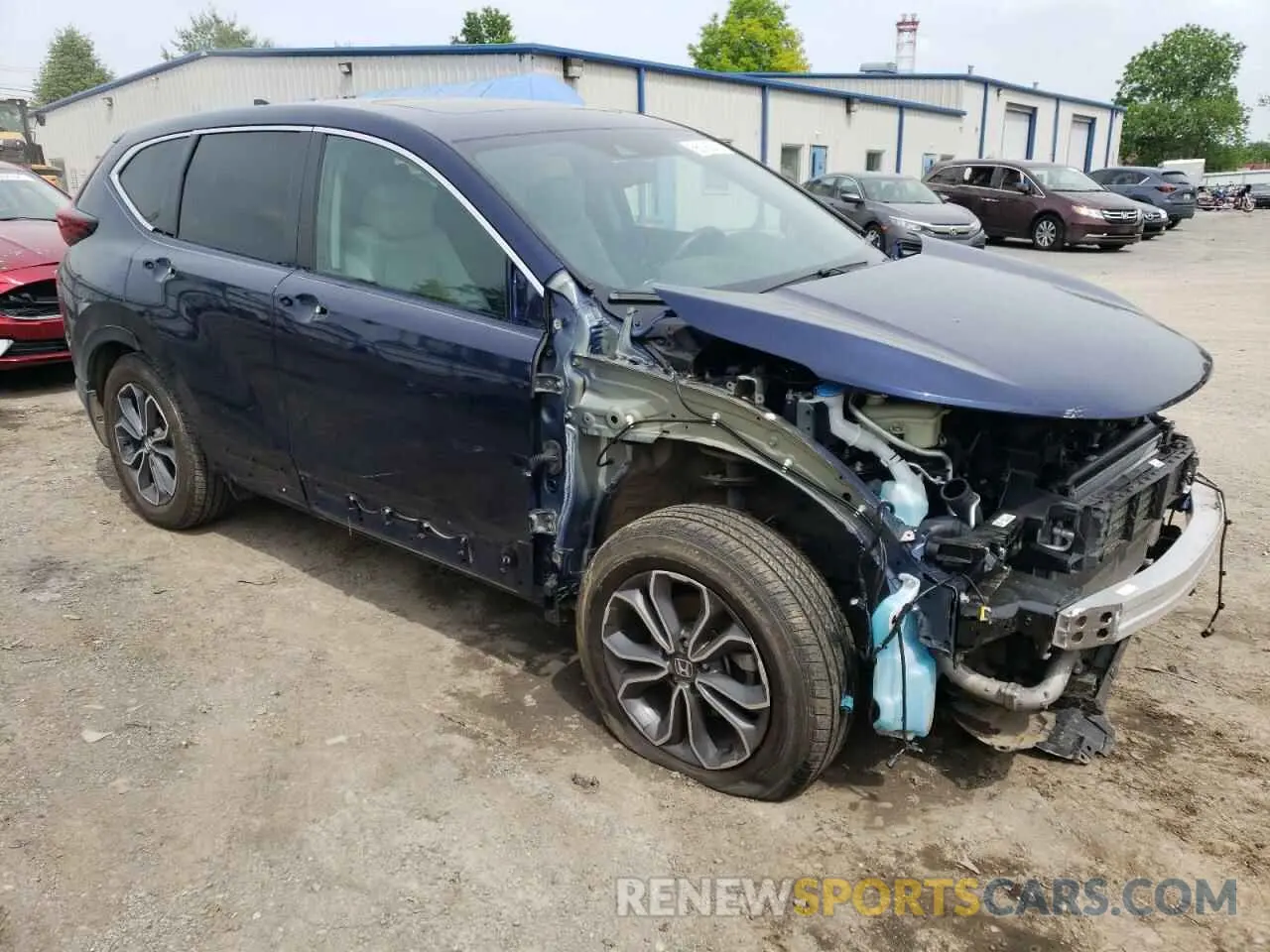 4 Photograph of a damaged car 5J6RW2H89NA001087 HONDA CRV 2022