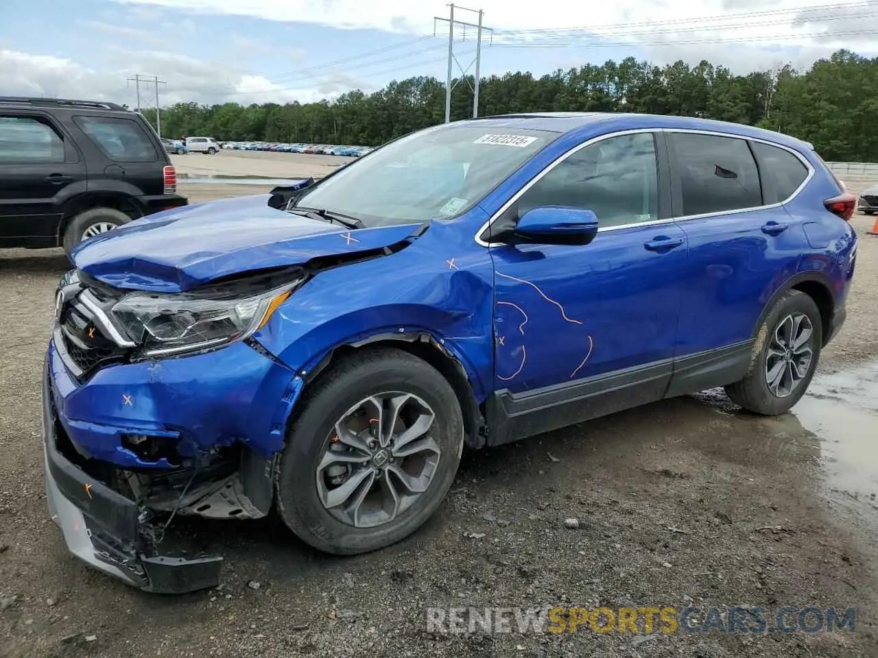 1 Photograph of a damaged car 7FARW1H57NE007942 HONDA CRV 2022