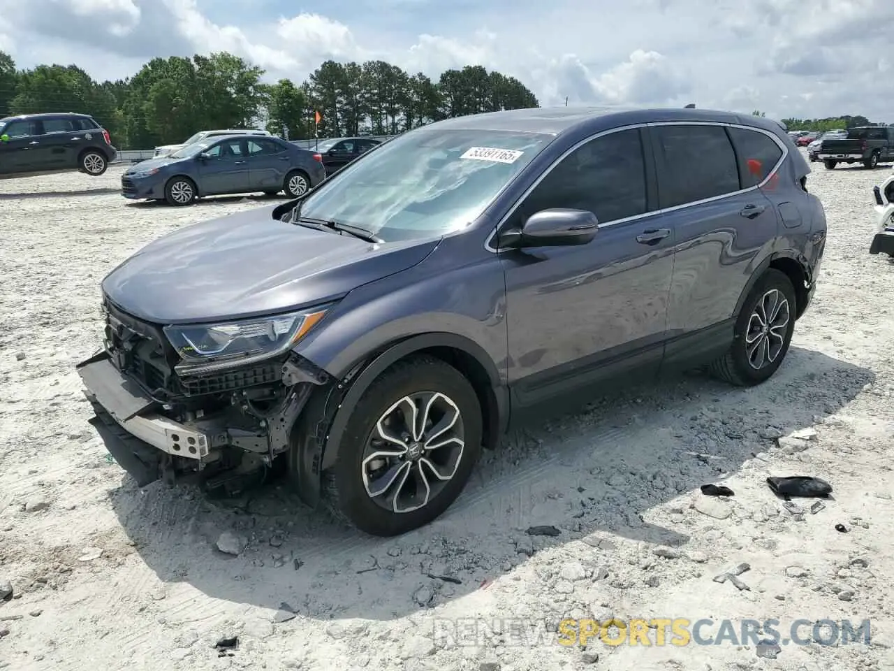 1 Photograph of a damaged car 7FARW1H57NE019122 HONDA CRV 2022