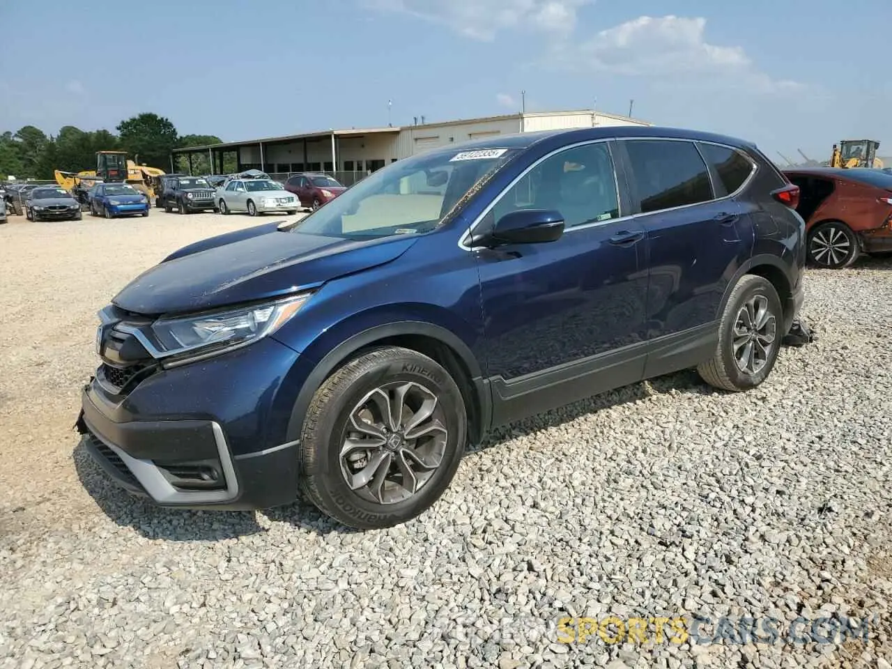1 Photograph of a damaged car 7FARW1H86NE016481 HONDA CRV 2022
