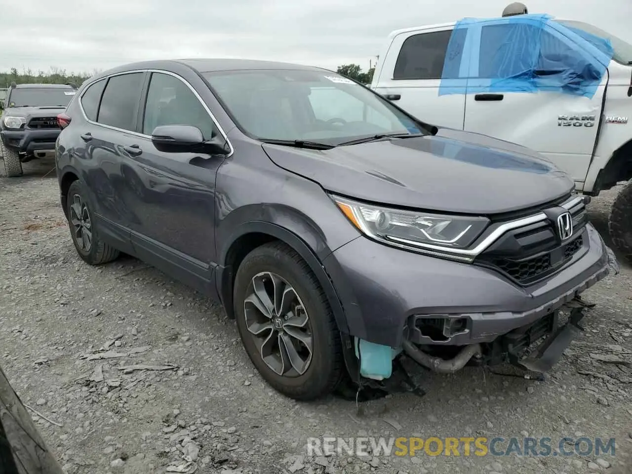 4 Photograph of a damaged car 7FARW1H88NE019026 HONDA CRV 2022
