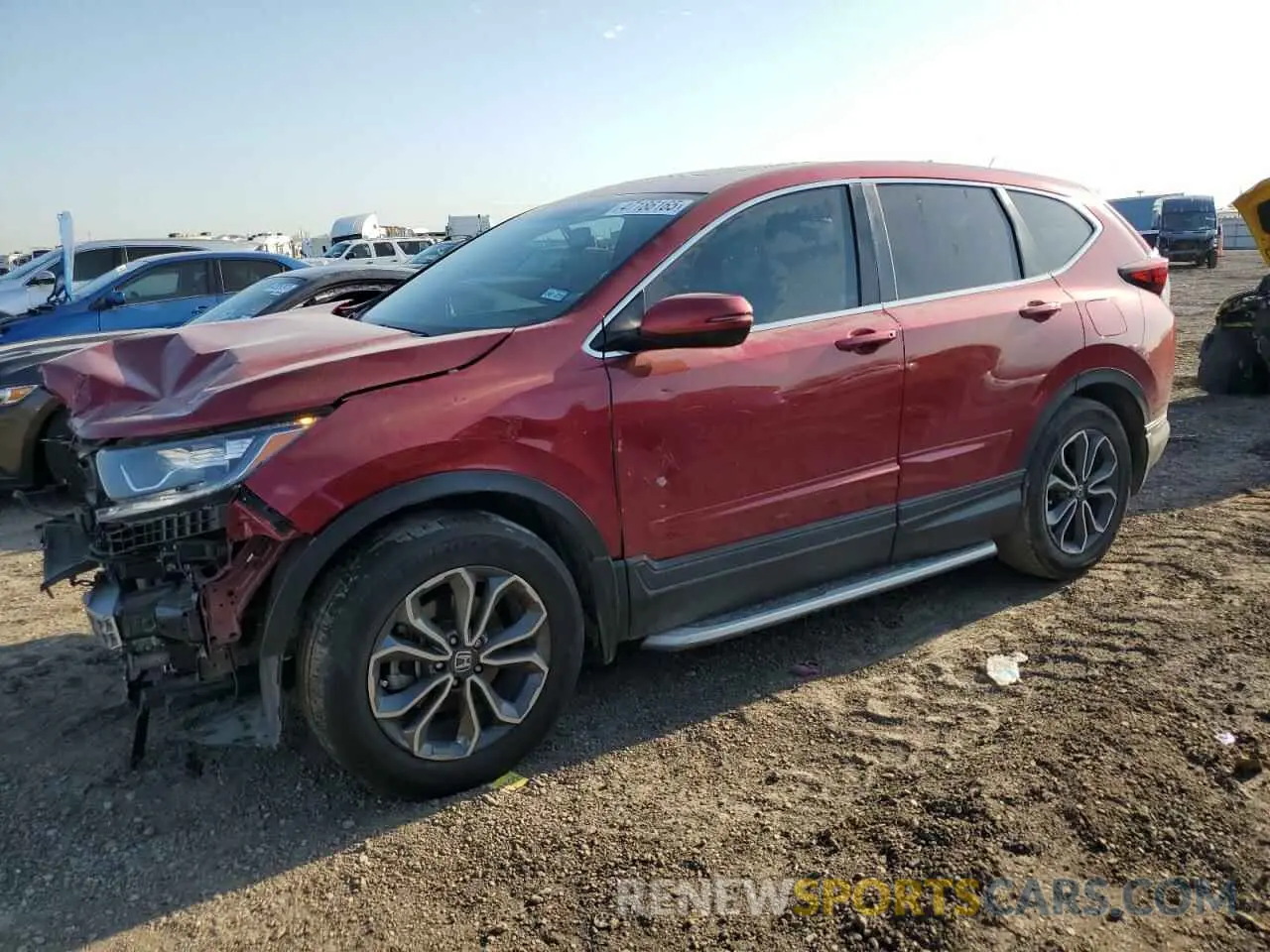 1 Photograph of a damaged car 7FARW1H8XNE013051 HONDA CRV 2022