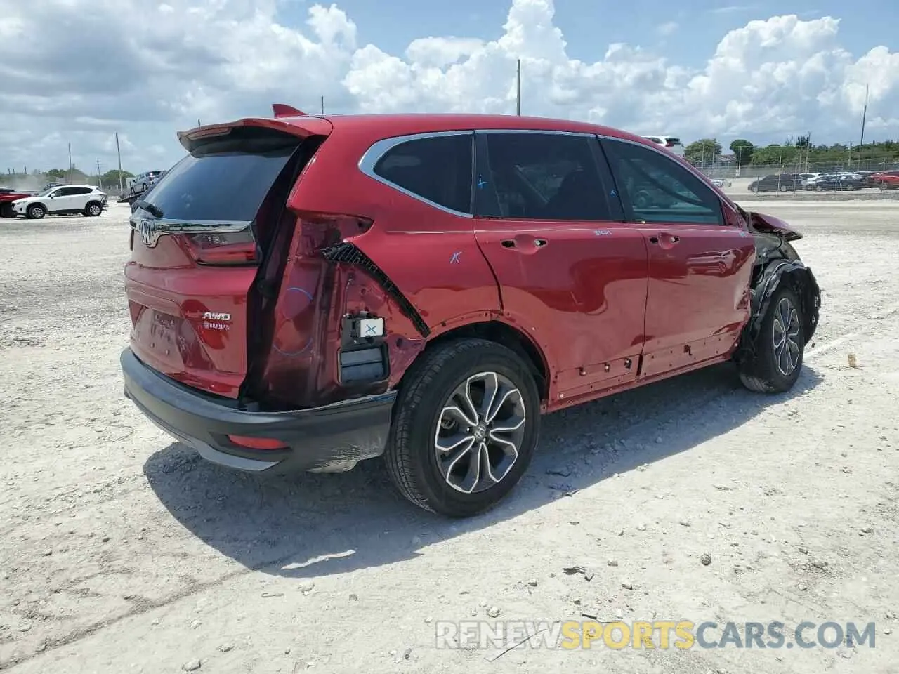 3 Photograph of a damaged car 7FARW2H52NE043737 HONDA CRV 2022