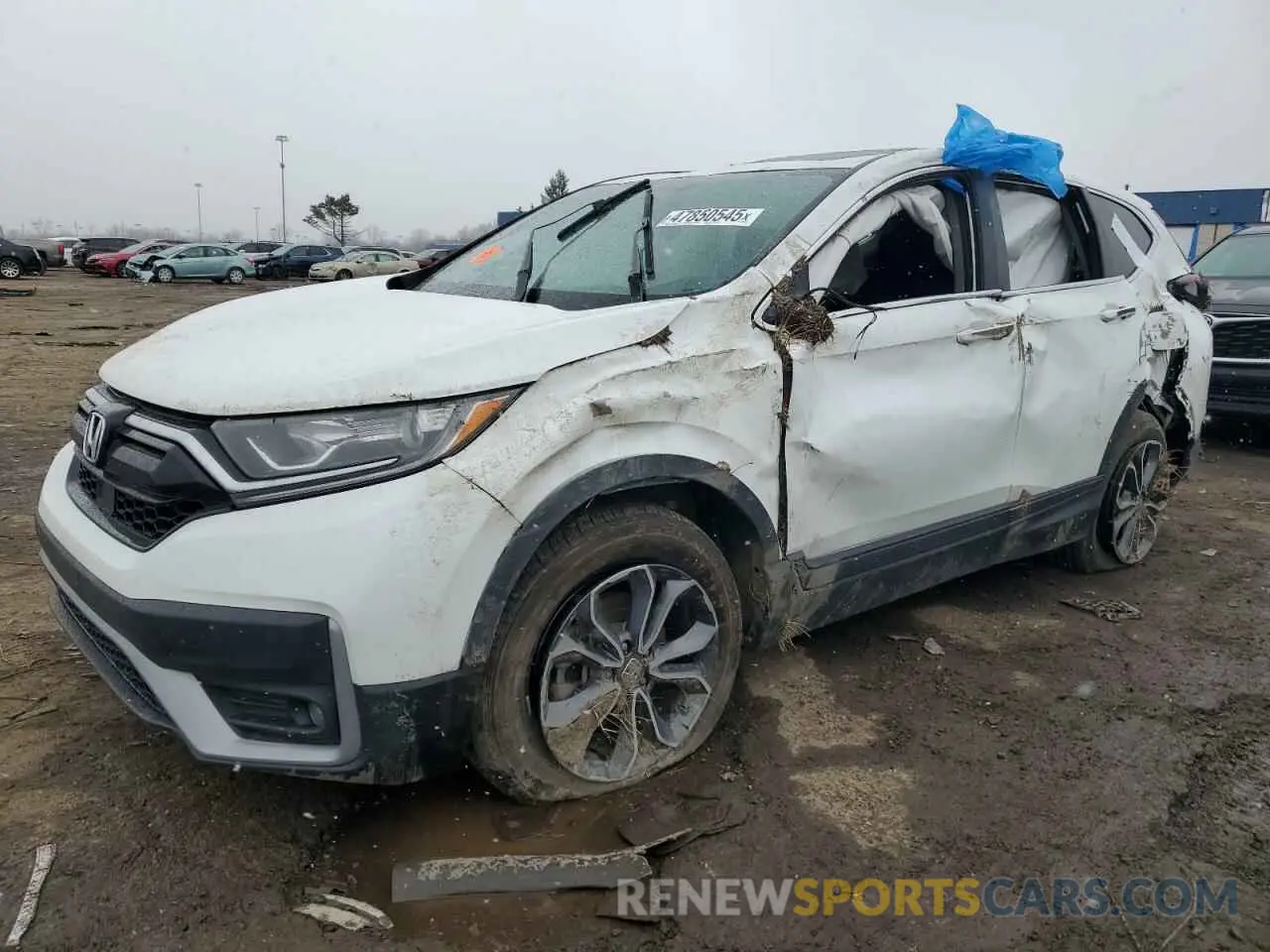 1 Photograph of a damaged car 7FARW2H54NE017205 HONDA CRV 2022
