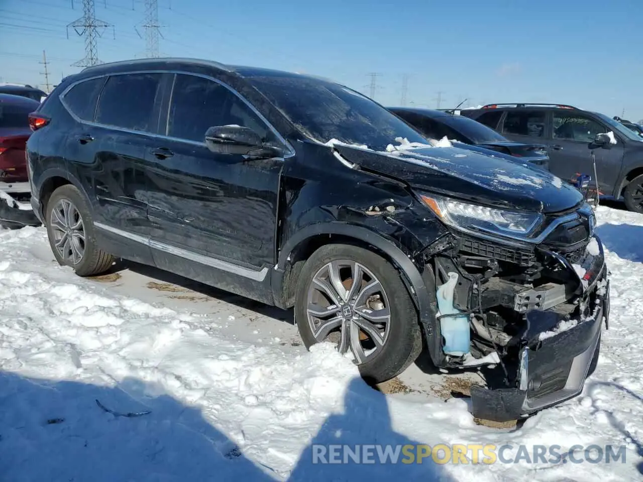 4 Photograph of a damaged car 7FARW2H98NE002287 HONDA CRV 2022