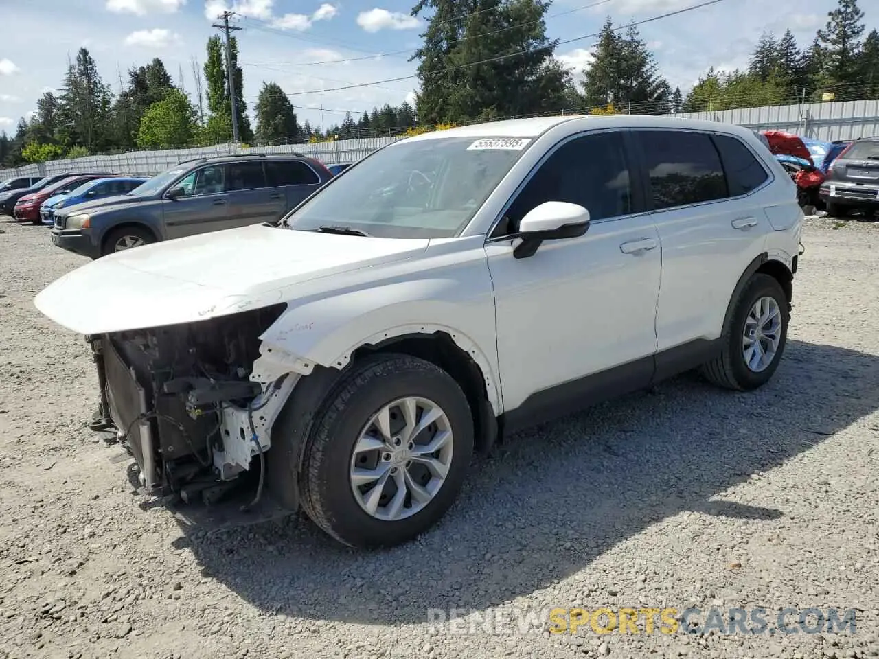 1 Photograph of a damaged car 2HKRS4H26PH422043 HONDA CRV 2023