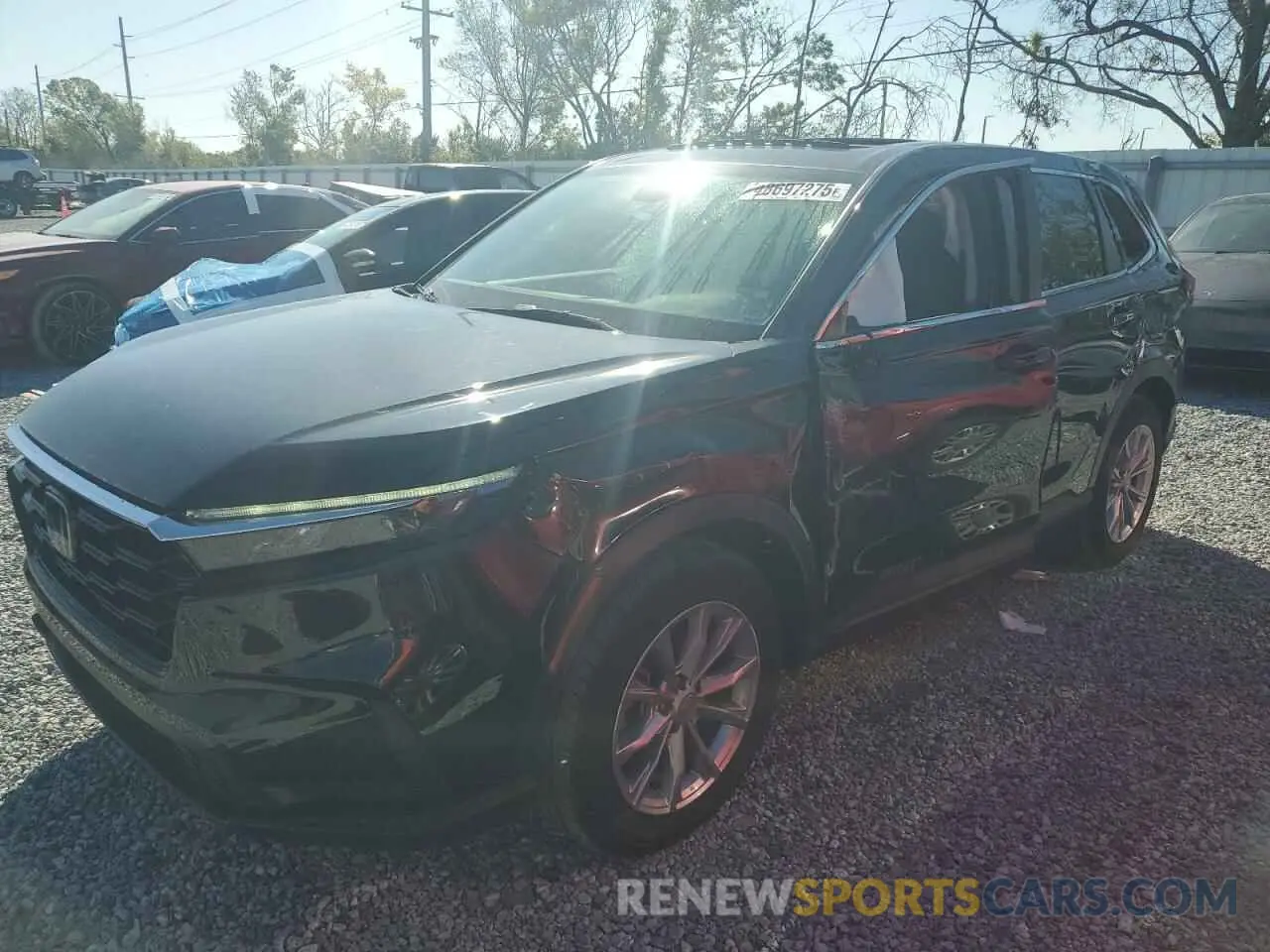 1 Photograph of a damaged car 2HKRS4H44PH407476 HONDA CRV 2023
